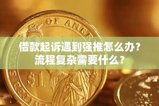 北京借款起诉遇到强推怎么办？流程复杂需要什么？