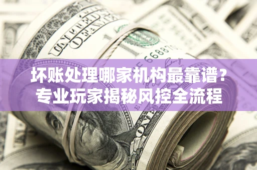 北京坏账处理哪家机构最靠谱？专业玩家揭秘风控全流程