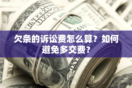 北京欠条的诉讼费怎么算？如何避免多交费？