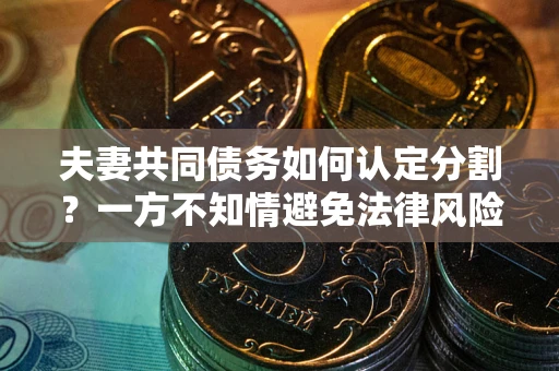 北京夫妻共同债务如何认定分割？一方不知情避免法律风险必看！